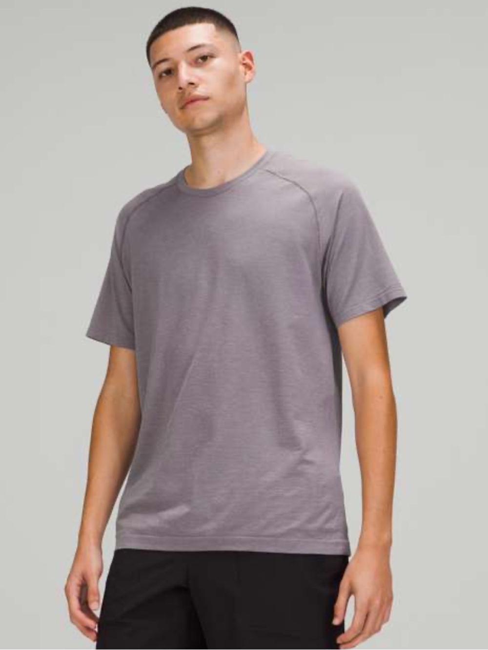 Lululemon Metal Vent Tech Short Sleeve Rhino Grey Dusky Lavender M3CX3S Sz XXL